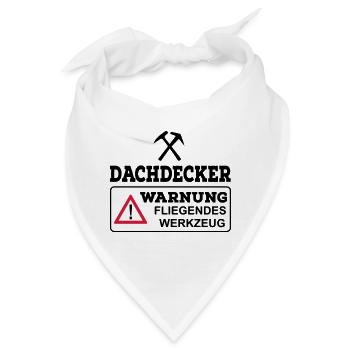 Dachdecker - Bandana - Weiß - Vorne
