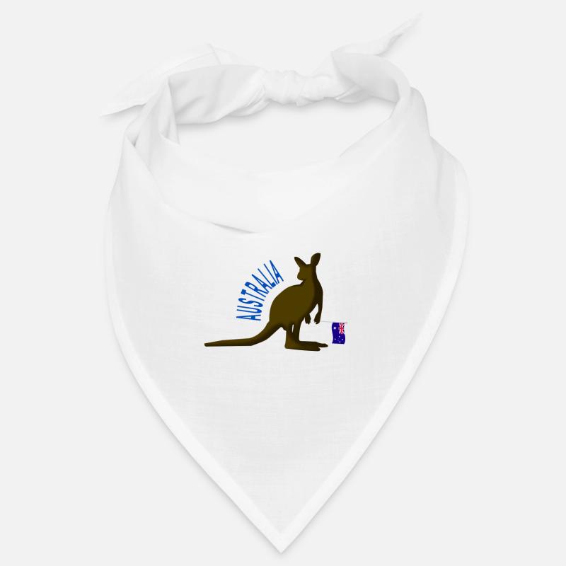 australia - Australien - Bandana - Weiß