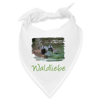 wald 57 mit dachs - Bandana - Weiß - Vorne