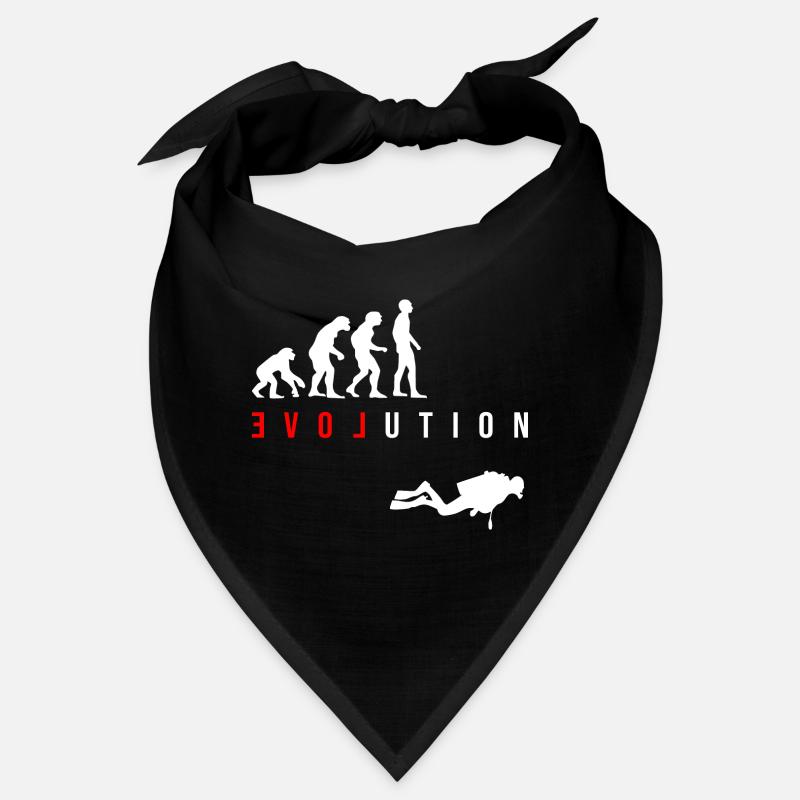 Tauchen LOVE Evolution als Geschenk Bandana