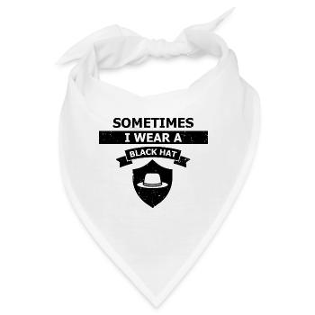 Cyber Security Design für IT Sicherheit und Hacker - Bandana - Weiß - Vorne