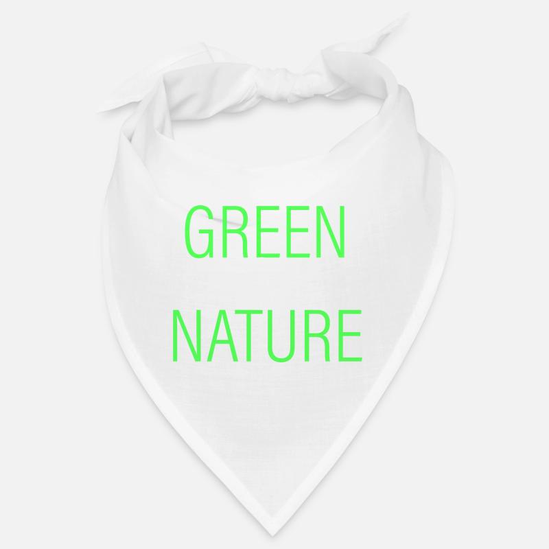 vert - végétalien - naturel Bandana