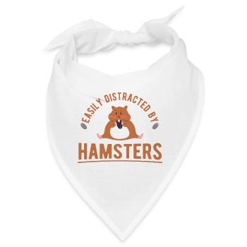 Nagetier Hamster - Bandana - Weiß - Vorne