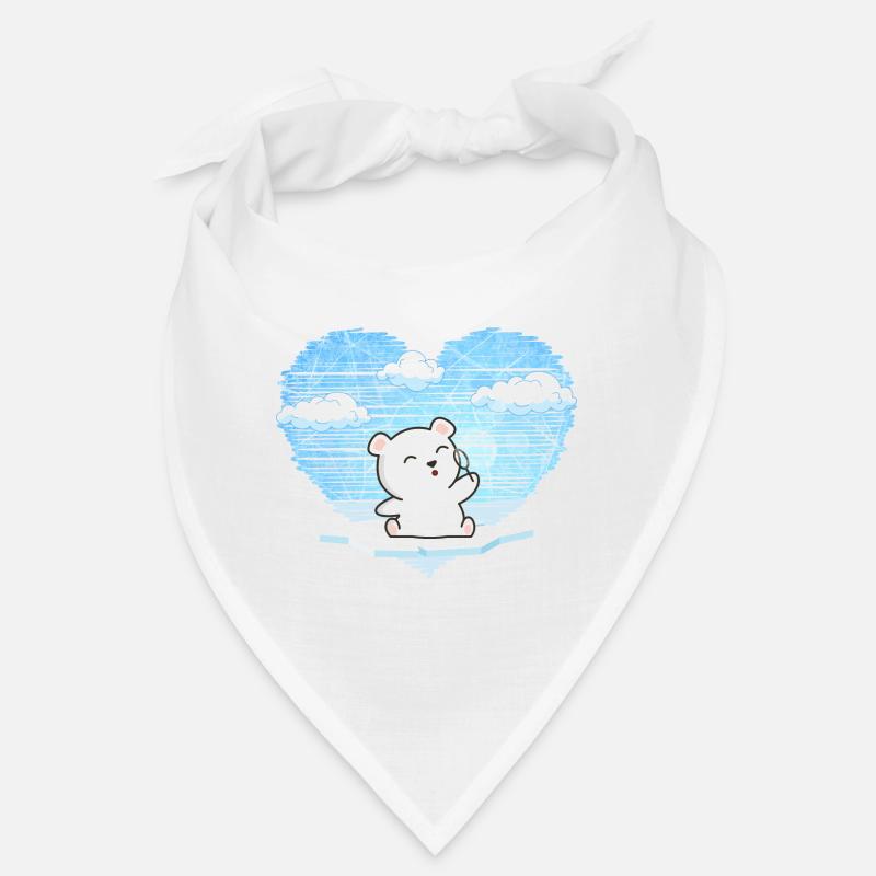winterschwimmer-eisbär liebt eisbaden im eisloch Bandana