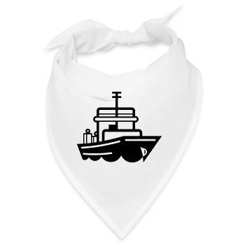 Boot - Bandana - Weiß - Vorne
