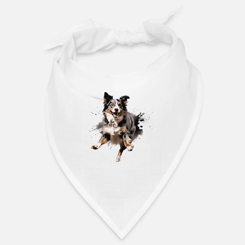 Australian Shepherd im Sprung Design Bandana