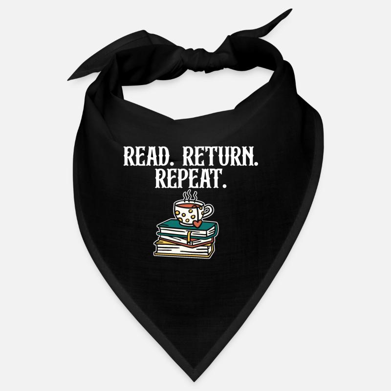Read Return Repeat Library Worker Librarian Book Bandana