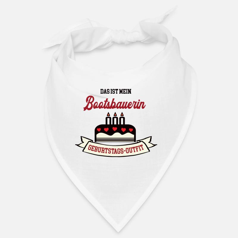 Geburtstag Bootsbauerin Bootsbau Schiffbauerin Bandana