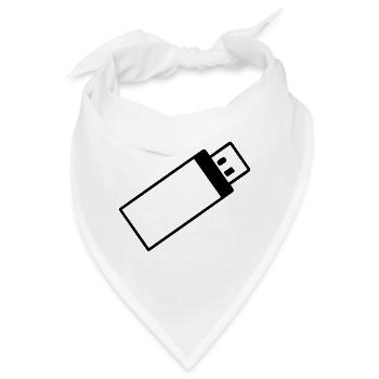 USB-Stick - Bandana - Weiß - Vorne