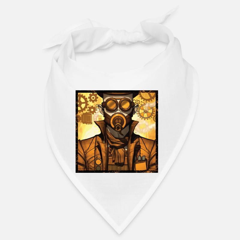 Steampunk mécanique industriel d’un zeppelin Bandana