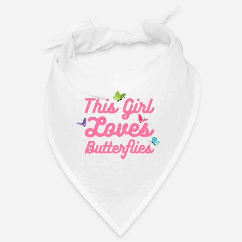 Schmetterlinge Mädchen Bandana