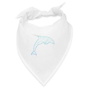 Delfin - Bandana - Weiß - Vorne