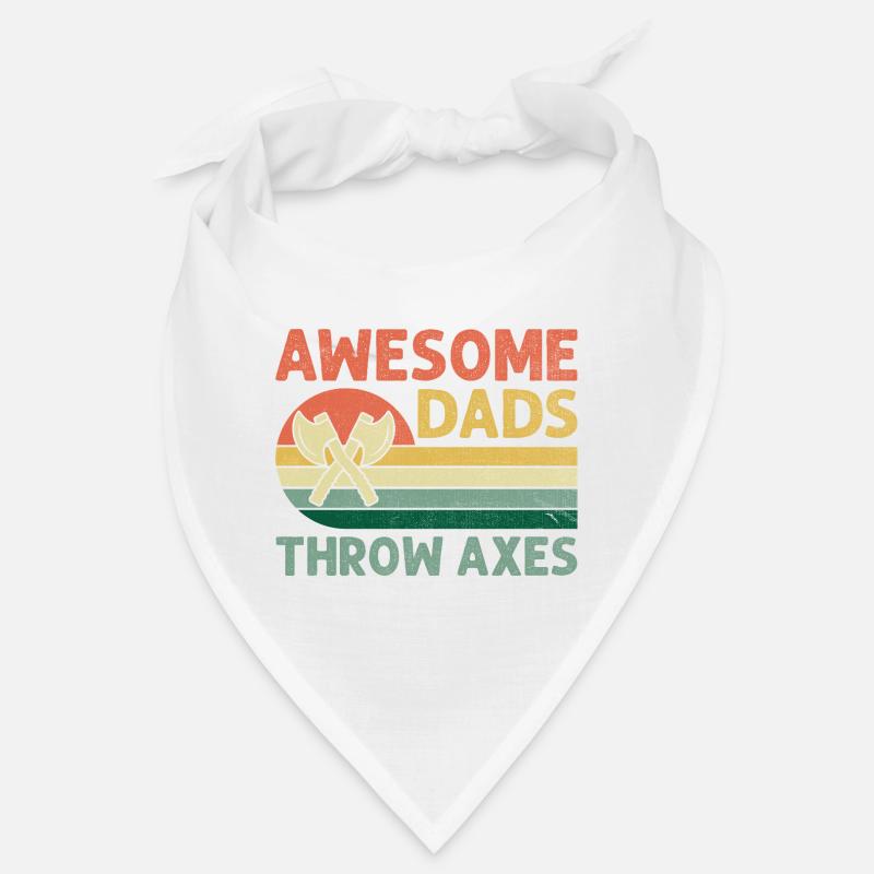 Awesome Dads Throw Axes Axe Throwing Hatchet Bandana