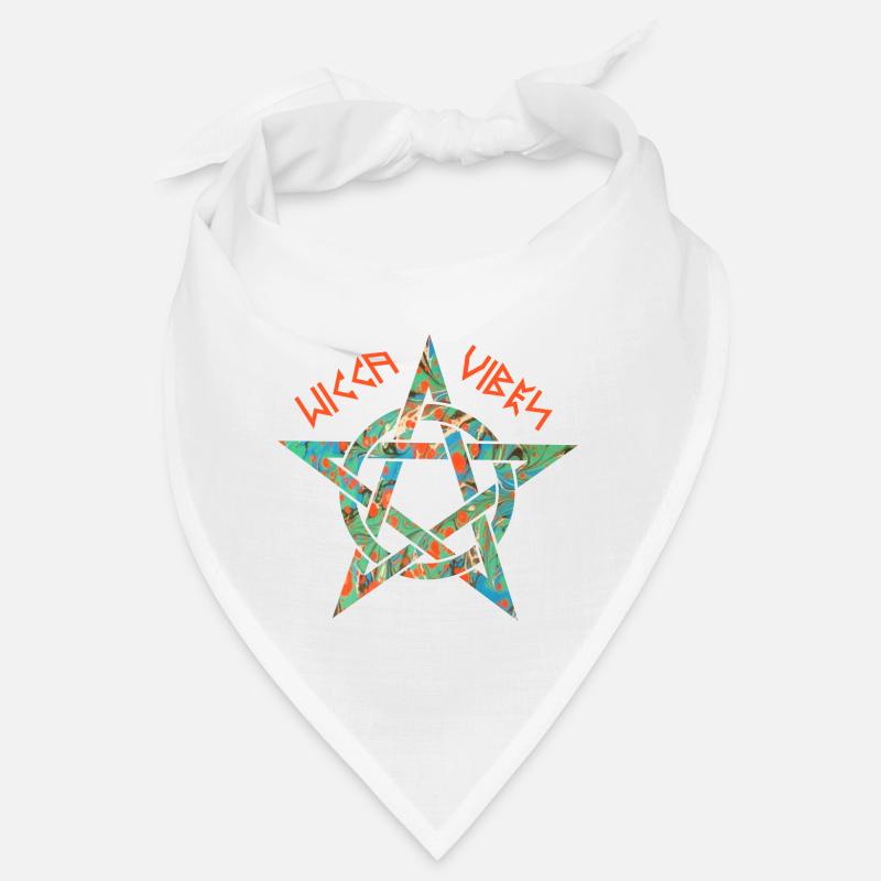 pentagramm 3 e 4 wicca vibes runen Bandana