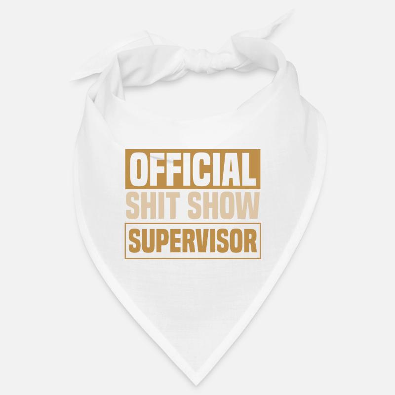 Sarcasm Shit Show Supervisor Retro Bandana