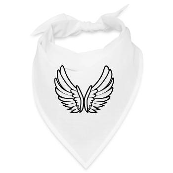 Engelsflügel - Bandana - Weiß - Vorne
