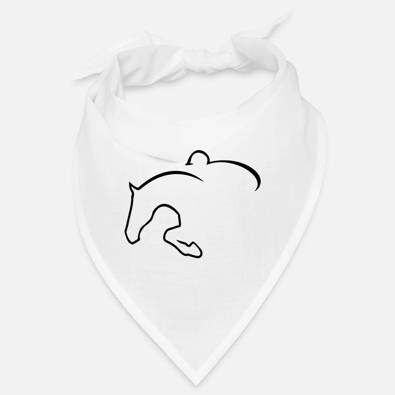 Springreiter - Bandana - Weiß