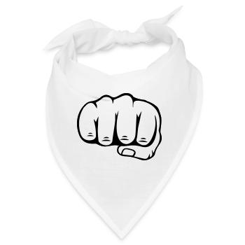 Faust - Bandana - Weiß - Vorne
