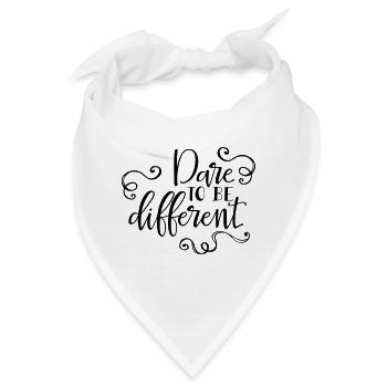 Dare To Be Different SVG Cut File - Bandana - Weiß - Vorne