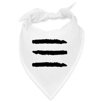 Wild Stripes - Bandana - Weiß - Vorne