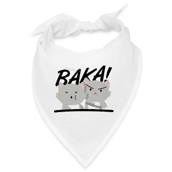 Anime - Bandana - Weiß - Vorne