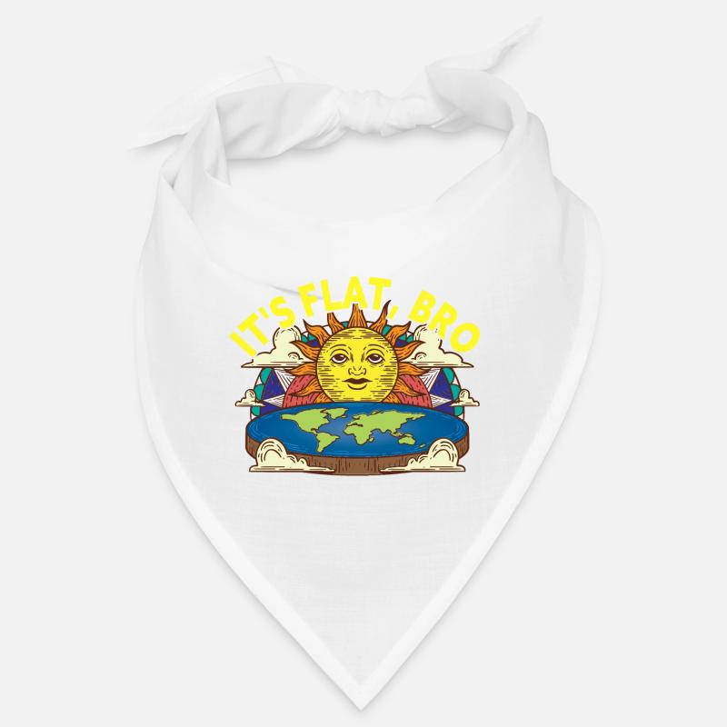 C’est Flat Bro Flat Earth Society Bandana