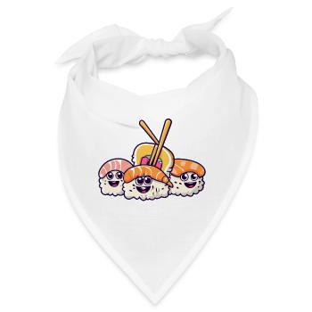 Sushi - Bandana - Weiß - Vorne