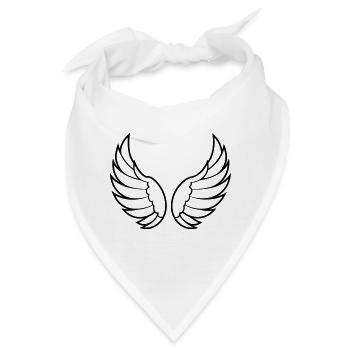 Engelsflügel - Bandana - Weiß - Vorne