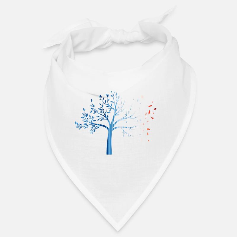 Warming stripes - loose nature / tree Bandana