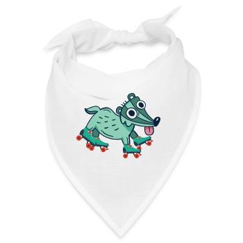Rollschuhe - Bandana - Weiß - Vorne