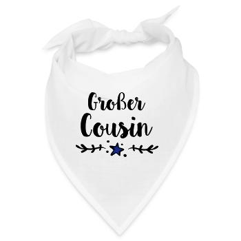 Großer Cousin - Bandana - Weiß - Vorne