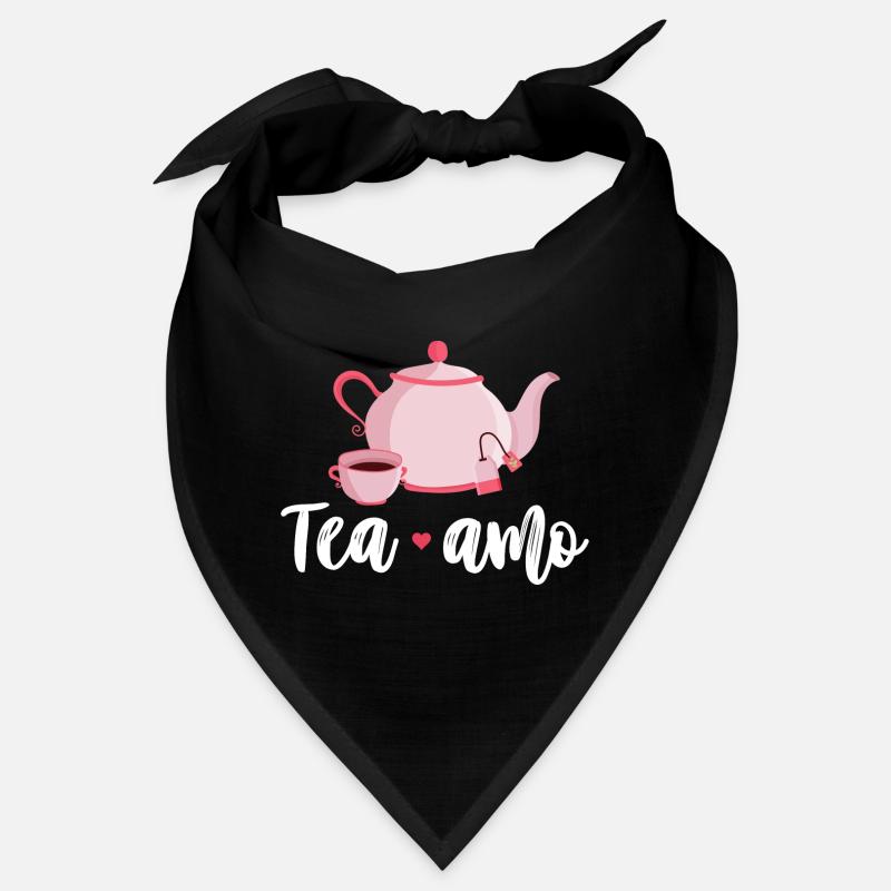 Tea Amo Graphic Tea Drinking Tea Lover Tea Brewing Bandana