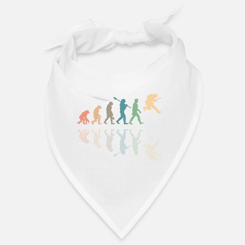 Human Evolution Guitar Band Retro Vintage Bandana