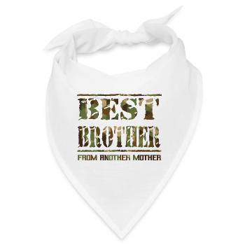 Best Brother from another mother camoflage - Bandana - Weiß - Vorne