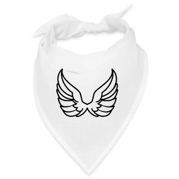 Engelsflügel - Bandana - Weiß - Vorne
