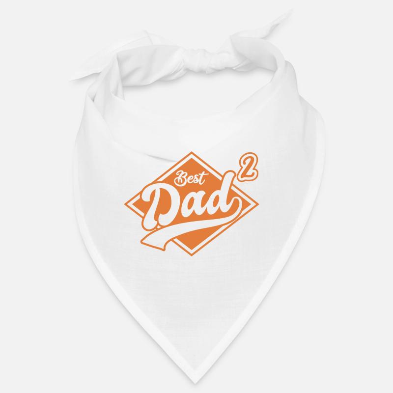 Best Dad Father 2 Kids Double Dad Gift Bandana