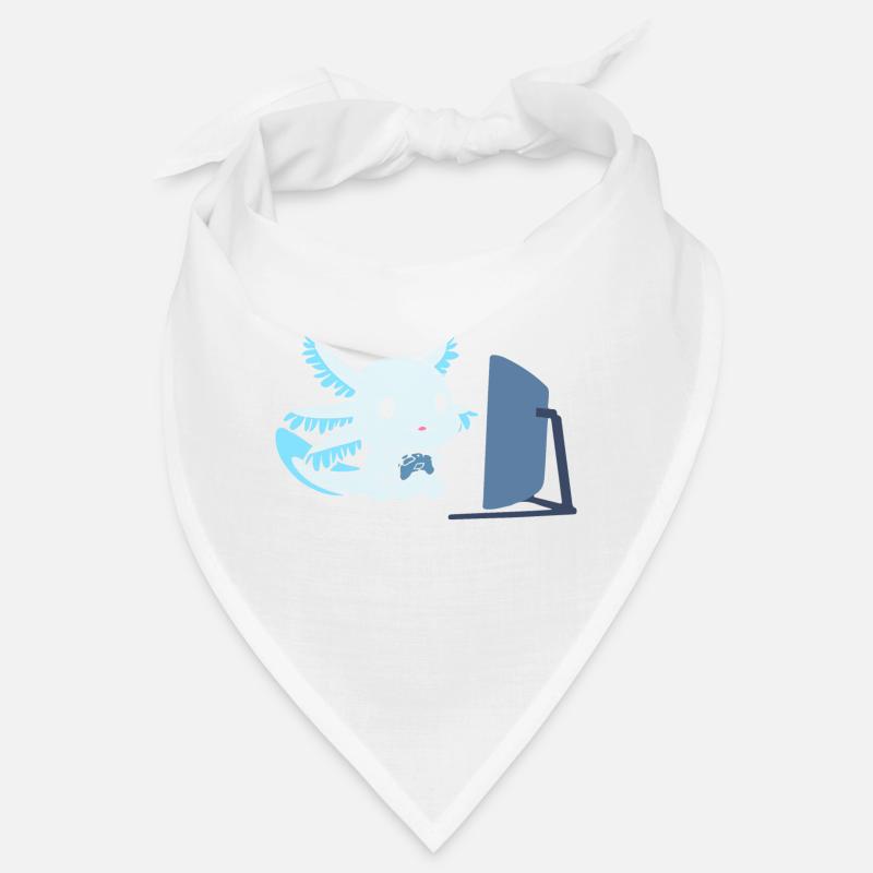 Gamesolotl Axolotl Gaming Controller - Bandana - Weiß