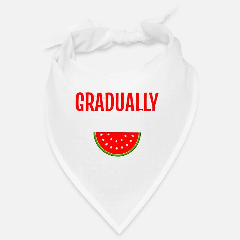Progressivement pastèque. Poison marchand de fruits Bandana