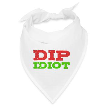 Kaufen Sie den Dip Witziger Mann Geschenk - Bandana - Weiß - Vorne