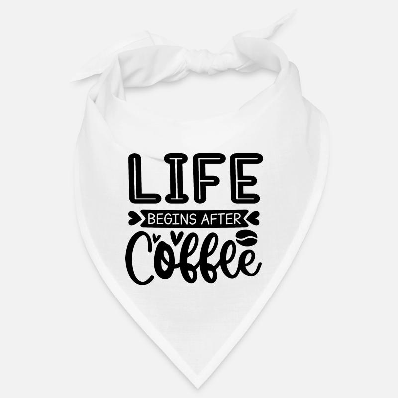 La vie commence après le café Bandana