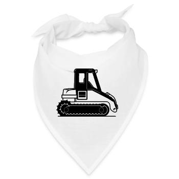 Bulldozer - Bandana - Weiß - Vorne