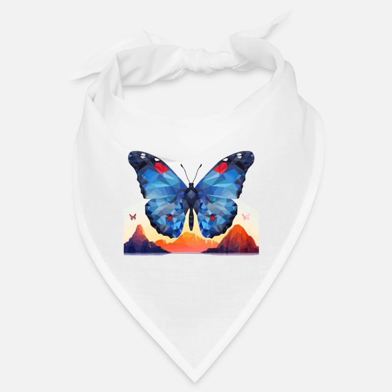 Morpho Papillon Bleu Bandana