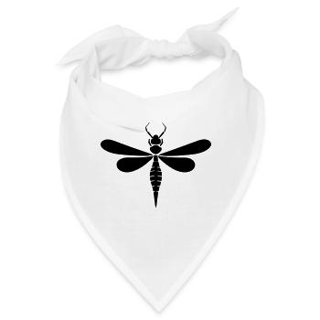 Libelle - Bandana - Weiß - Vorne