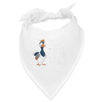 Auerhahn - Bandana - Weiß - Vorne