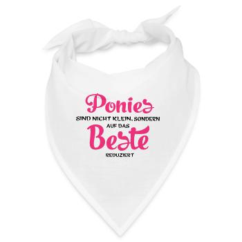 Pony - Bandana - Weiß - Vorne