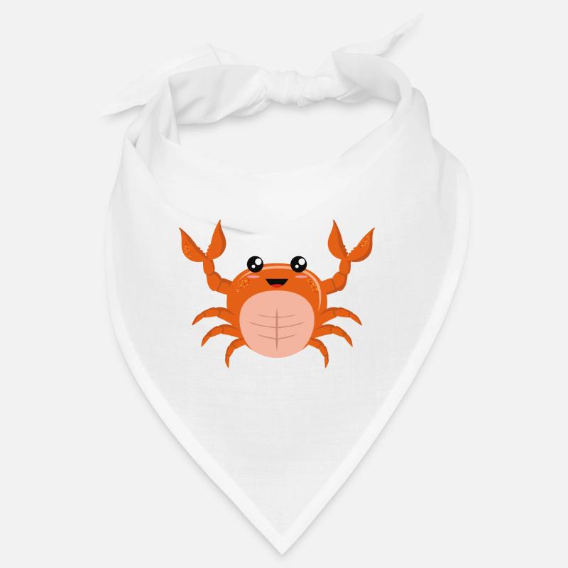 Tiny Soft-shell Orange Crawling Crab Bandana
