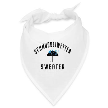 Schmuddelwetter Sweater Regen Kuscheln Hamburg - Bandana - Weiß - Vorne