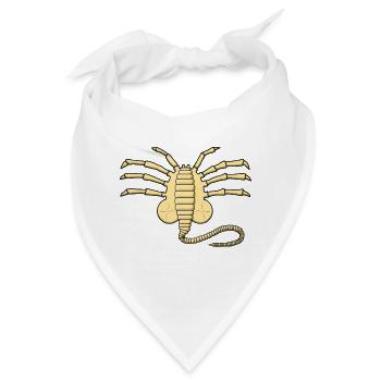 Facehugger - Bandana - Weiß - Vorne