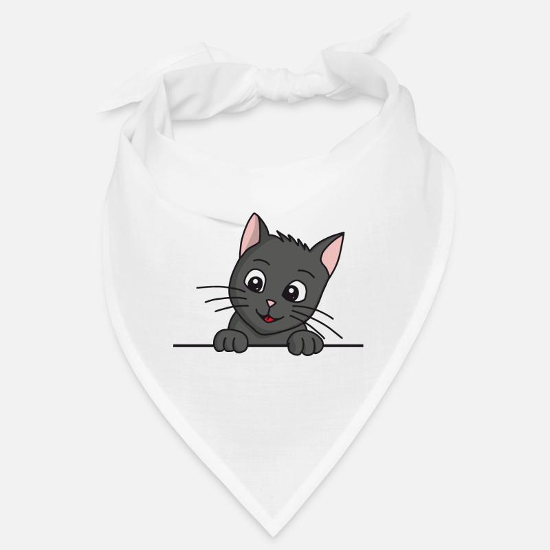 Dessin animé de chat Bandana