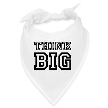 Think Big - Bandana - Weiß - Vorne